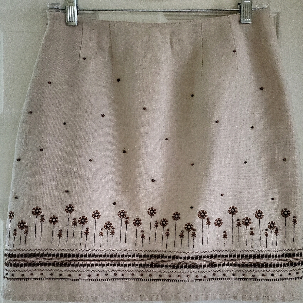 Linen Ann Taylor skirt